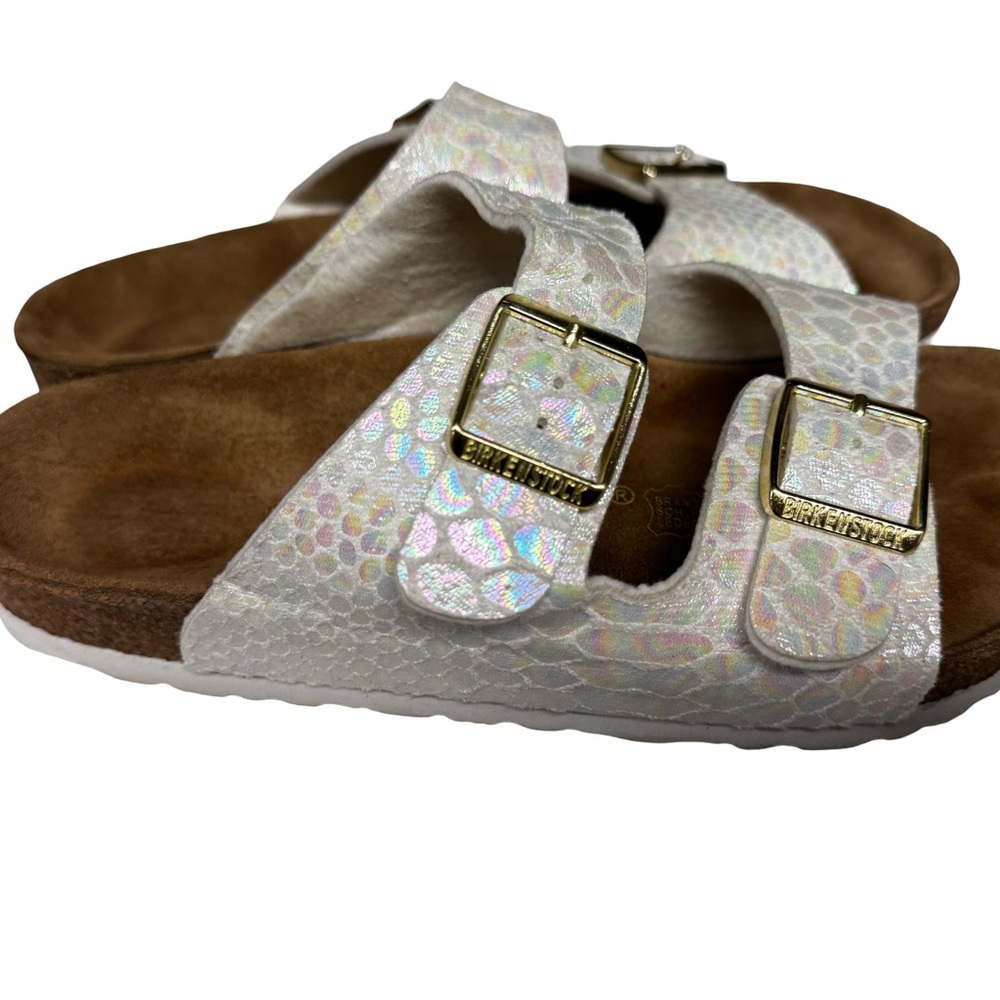39 REGULAR Iridescent White Birkenstock - Picture 2 of 5